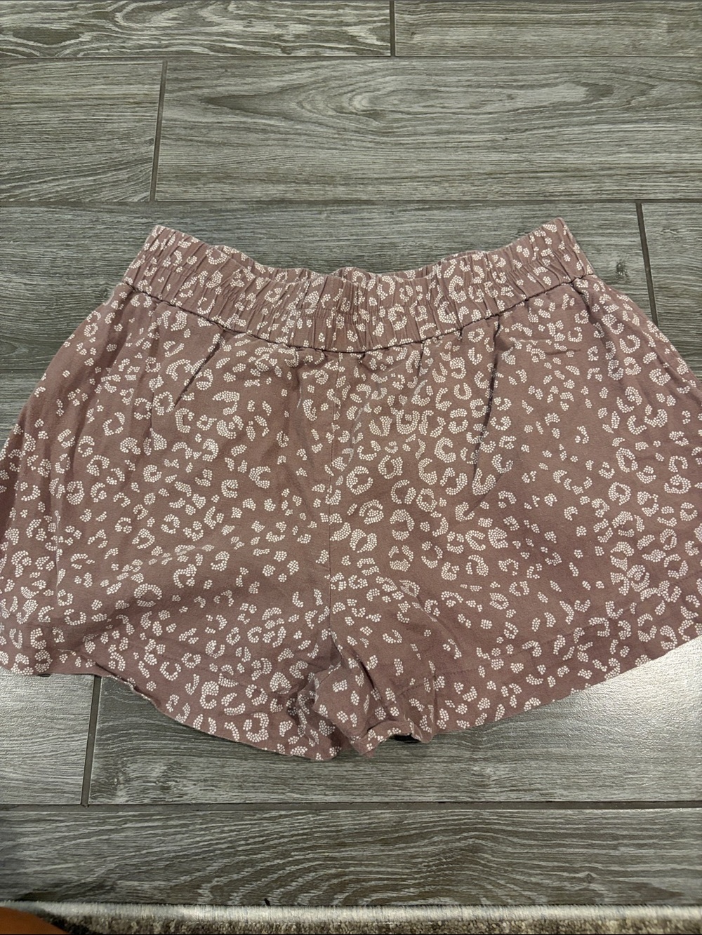 a new day Taupe Leopard Print Pull-On Bermuda Shorts - Picture 5 of 5
